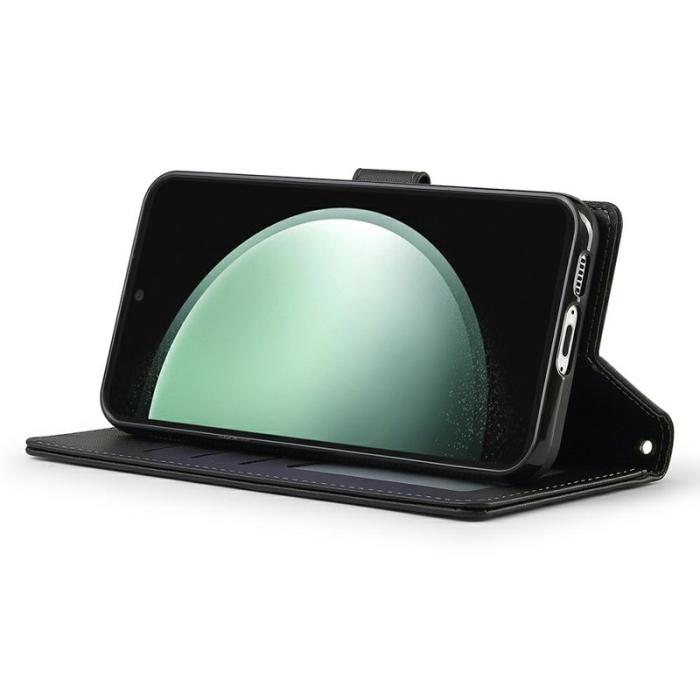 LC.imeeke - LC.IMEEKE L2 Series Samsung Galaxy A56 Plånboksfodral Konstläder - Svart