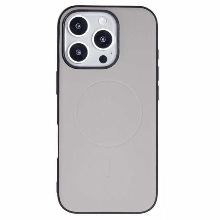 X-Level - X-LEVEL Mobilskal till iPhone 16 Pro MagSafe PC+TPU+PU - Grå