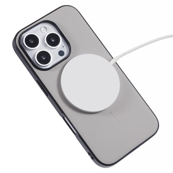 X-Level - X-LEVEL Mobilskal till iPhone 16 Pro MagSafe PC+TPU+PU - Grå