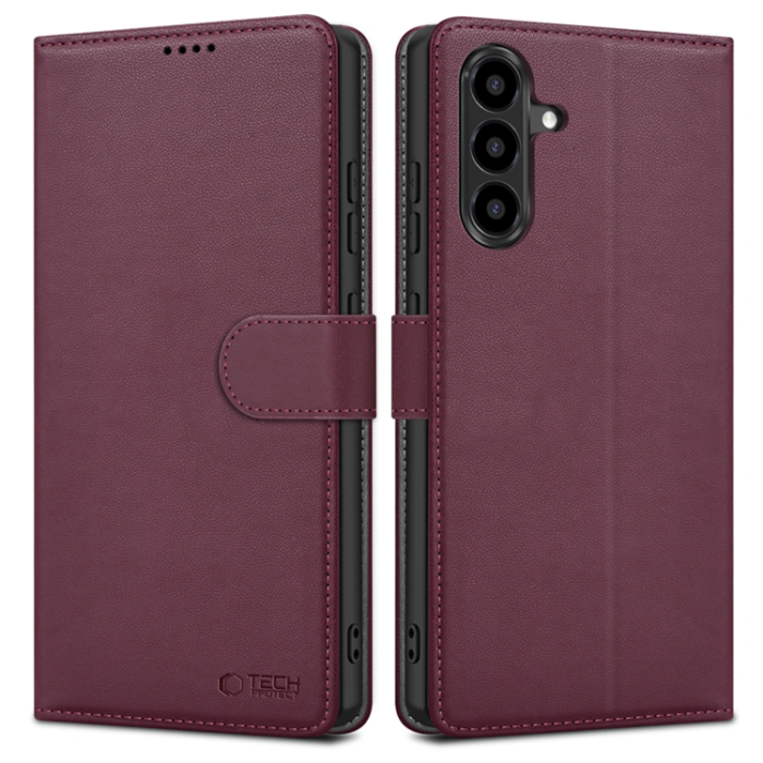 Tech-Protect - Tech-Protect Galaxy A17 4G/5G Plånboksfodral - Mulberry