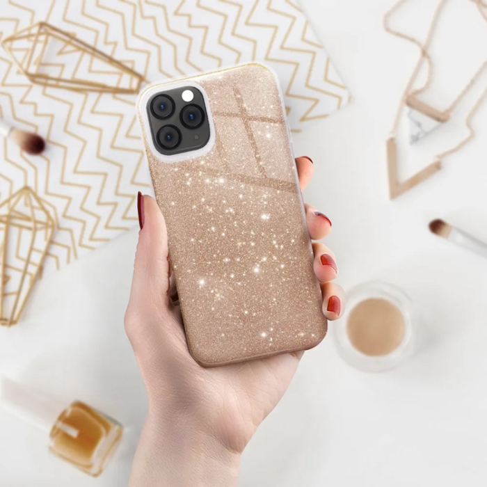 OEM - SHINING skal för Samsung Galaxy A54 5G i guld