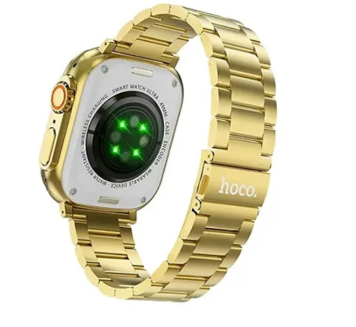 Hoco - Hoco Smartwatch Y12 Ultra med Talk Function - Guld