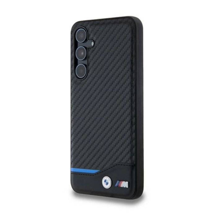 BMW - BMW Galaxy A55 Mobilskal Läder Carbon - Svart