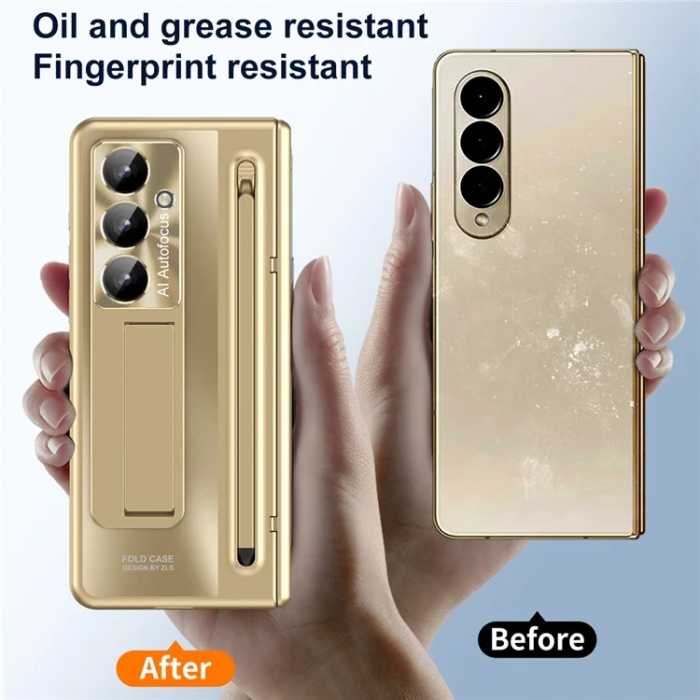 A-One Brand - Galaxy Z Fold 7 Mobilskal med Skärmskydd och Stylus Hinge