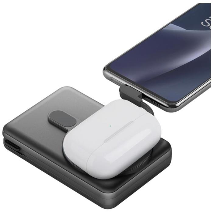 ENERGEA - Energea Qi2 MagSafe PowerBank 10000mAh MagPac Pro Plus - Grå