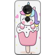iSecrets - Mobilskal till Motorola Moto G7 med Glad enhörning