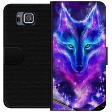 iSecrets - Plånboksfodral till Samsung Galaxy Alpha med Neon Varg