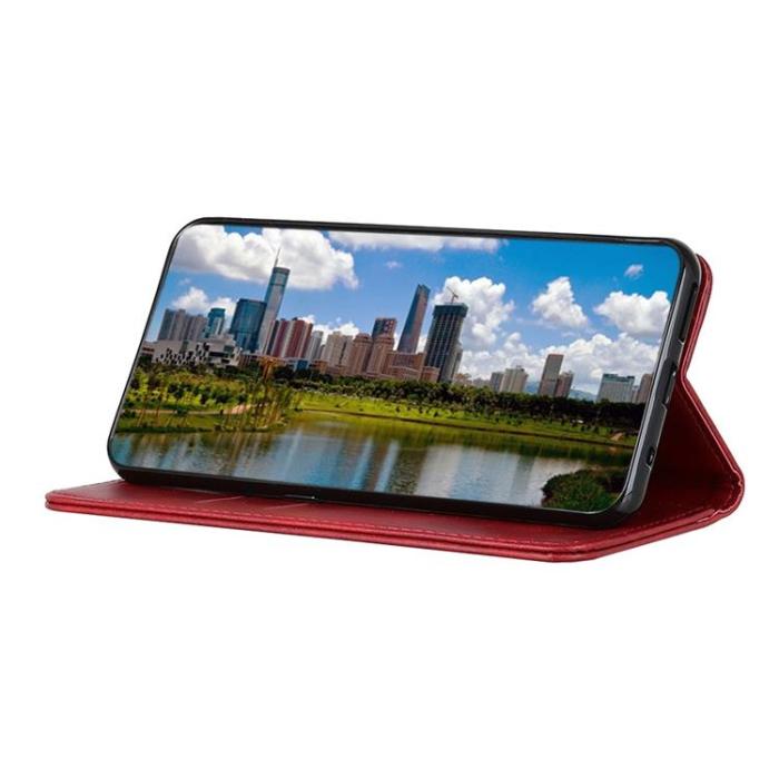 A-One Brand - OnePlus Nord 2T 5G Plånboksfodral Split Flip - Röd