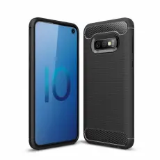 Forcell - Galaxy S10e Skal Forcell Carbon Mjukplast - Svart