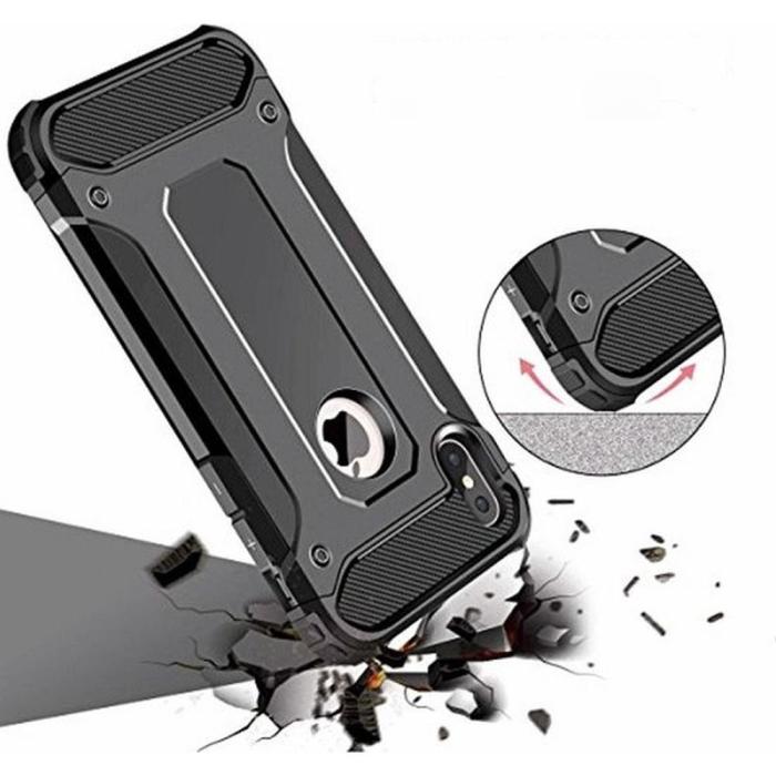 Forcell - iPhone X/XS Skal Forcell Armor Hårdplast - Svart