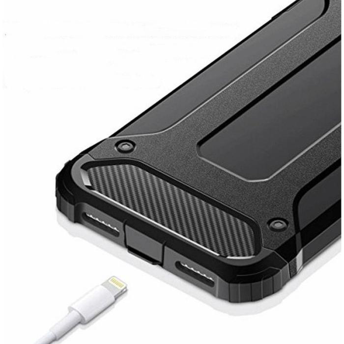 Forcell - iPhone X/XS Skal Forcell Armor Hårdplast - Svart