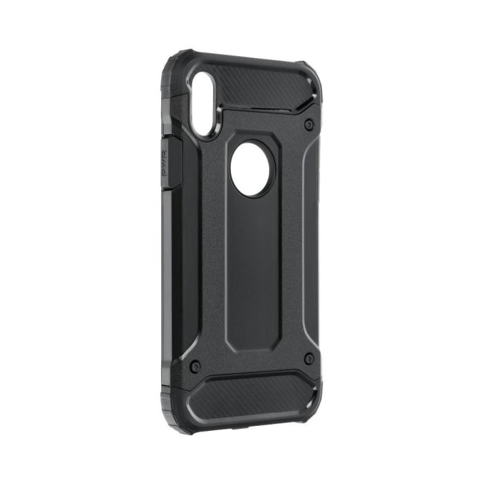 Forcell - iPhone X/XS Skal Forcell Armor Hårdplast - Svart