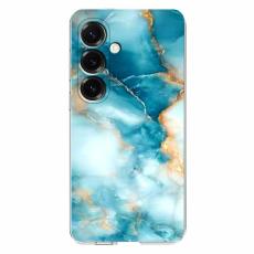 OEM - Samsung Galaxy S26 Plus Skal Marmortryck Mjuk TPU - Bl&aring;