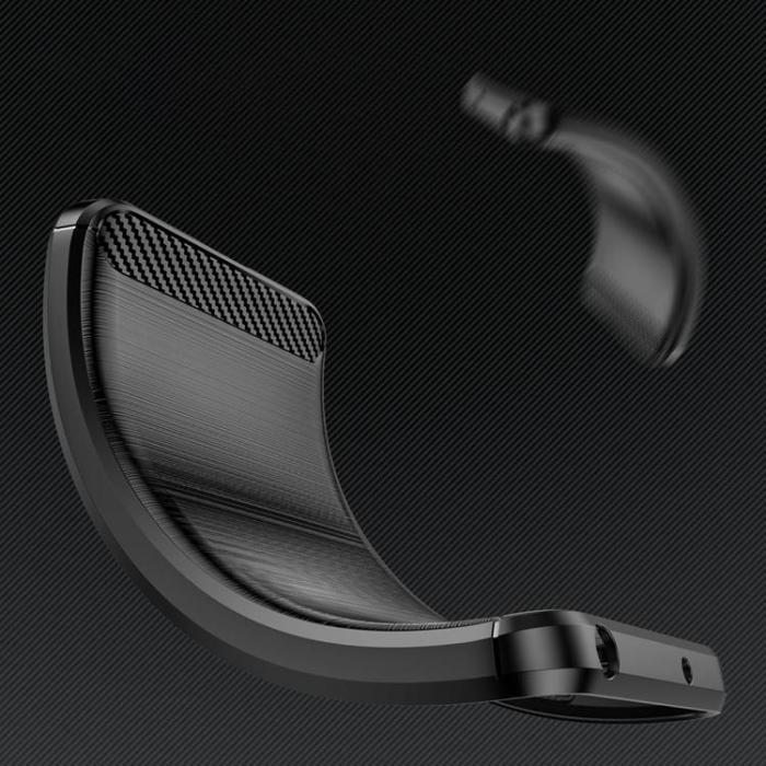 OEM - Xiaomi Redmi A1 Plus Skal Silicone Carbon - Svart