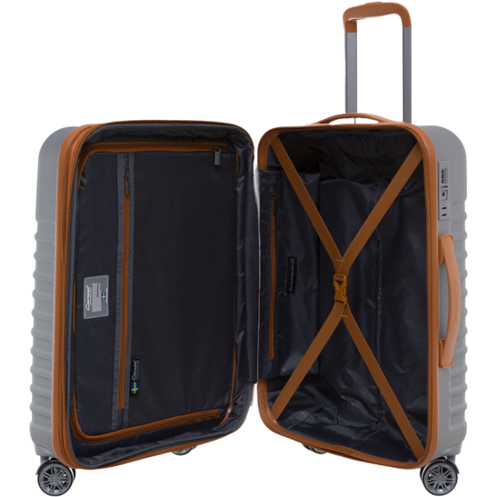 CAVALET - CAVALET Resväska Malibu Medium - Silver/Tan