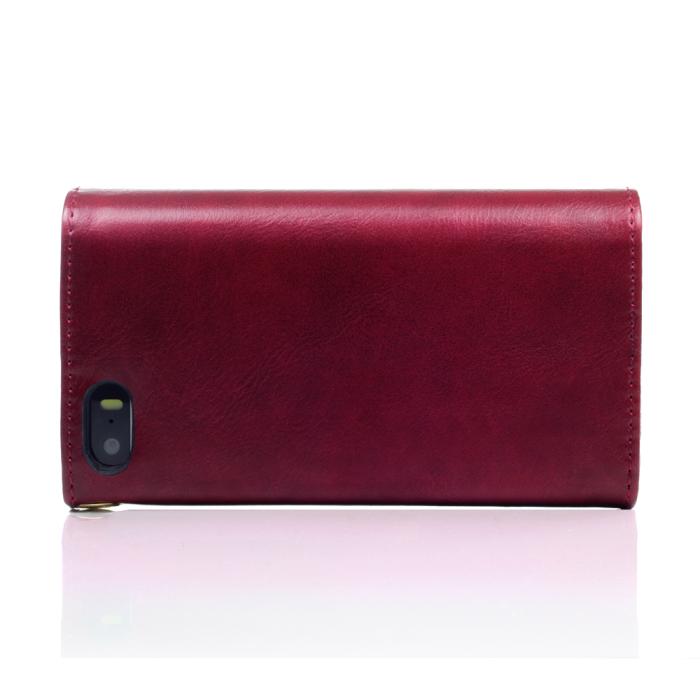 UTGATT5 - Trifold Plånboksfodral till iPhone 5/5S/SE - Röd