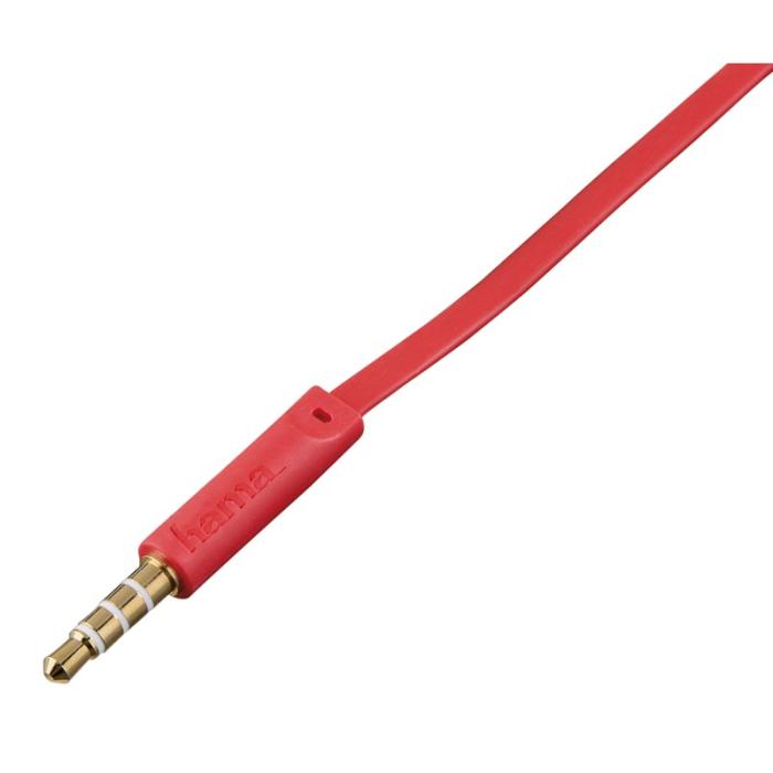UTGATT5 - HAMA Hörlur Joy In-Ear Mic - Röd