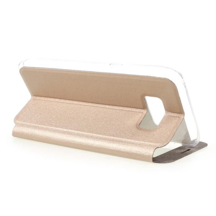 OEM - Slide to Answer Fodral till Samsung Galaxy S8 Plus - Gold