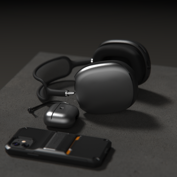 UTGATT1 - VRS Design - Modern Skal Apple Airpods Max - Svart