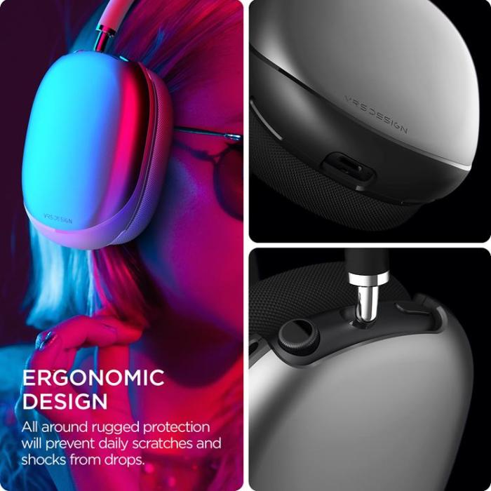 UTGATT1 - VRS Design - Modern Skal Apple Airpods Max - Svart