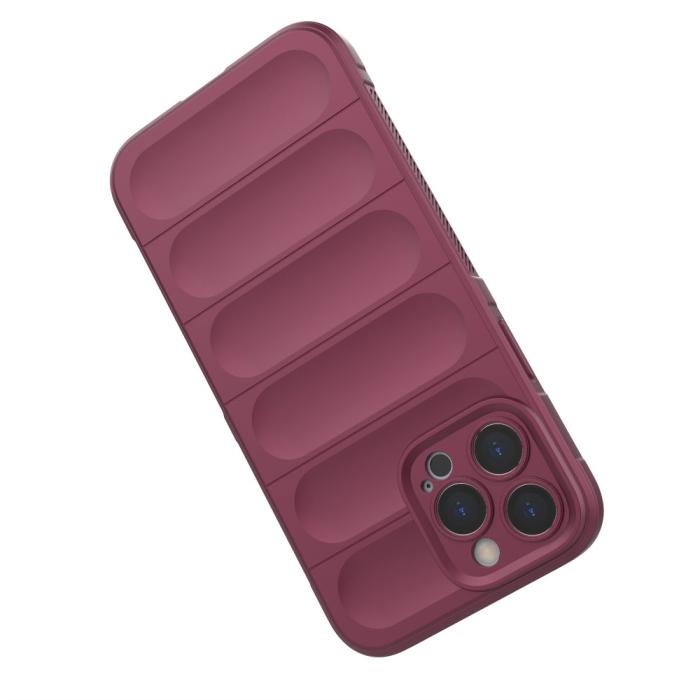 UTGATT1 - iPhone 13 Pro Skal Shockproof Rugged TPU - Vinröd