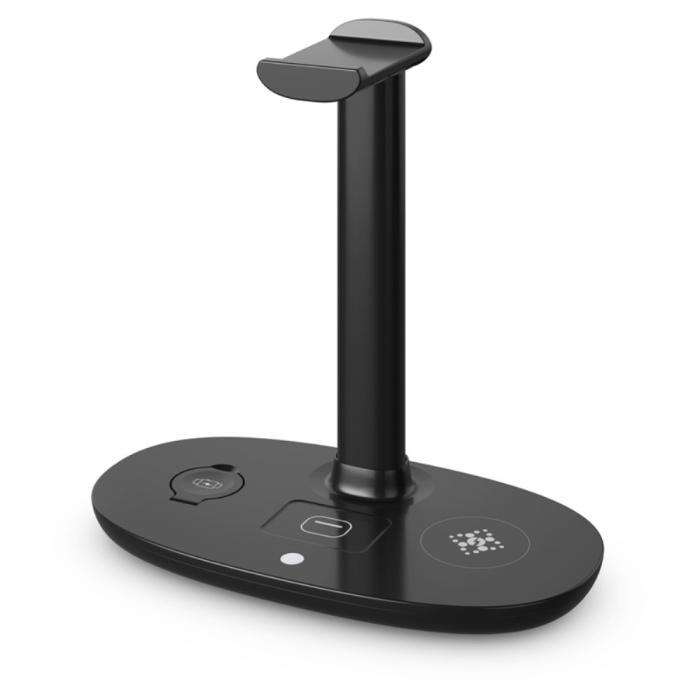 A-One Brand - 4-in-1 Trådlös laddare iPhone - Apple Watch, AirPods, Headsethållare