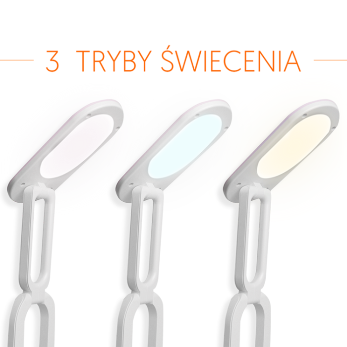 LTC - LTC LED Skrivbordslampa Hopfällbar 10W - Rosa