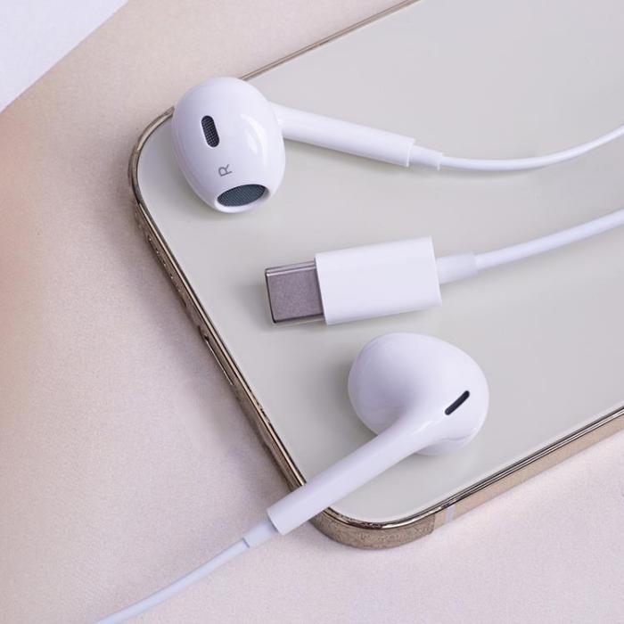 Maxlife - Maxlife In-Ear Trådbundna Hörlurar USB-C MXEP-04 - Vit
