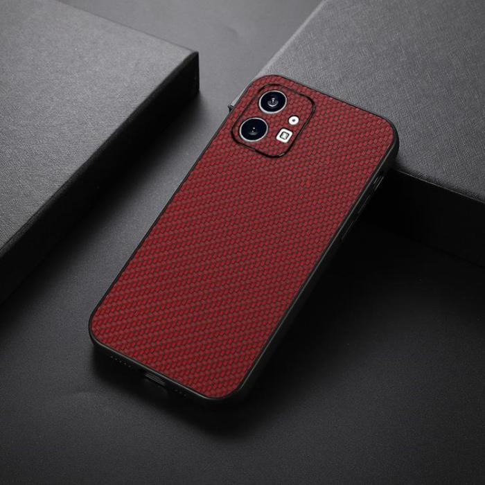 A-One Brand - Nothing Phone 1 Skal Carbon Fiber - Röd