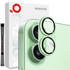 NORTHJO - NORTHJO iPhone 17 Kameralinsskydd Härdat Glas - Grön