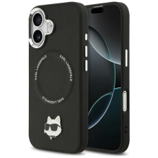 KARL LAGERFELD - Karl Lagerfeld iPhone 17 Mobilskal MagSafe Choupette Pin - Svart