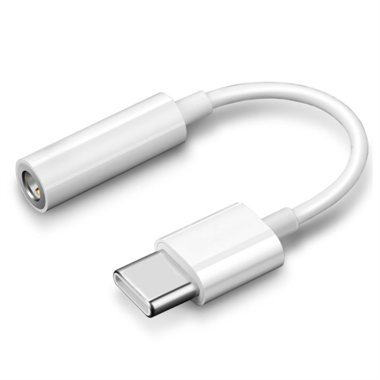 SiGN USB-C till 3.5mm AUX Adapter - Vit | 3541 | AlltMobil