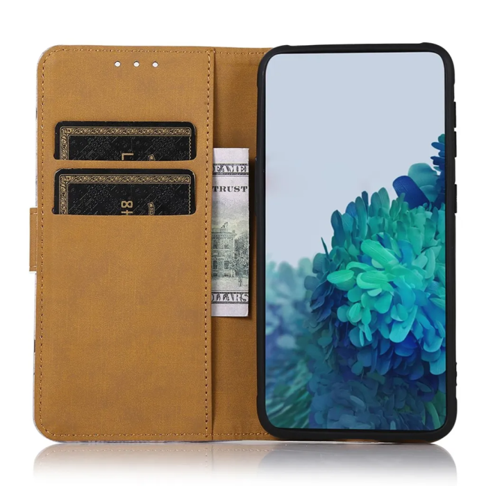 Taltech - iPhone 15 Pro Max Plånboksfodral - Blå Träd