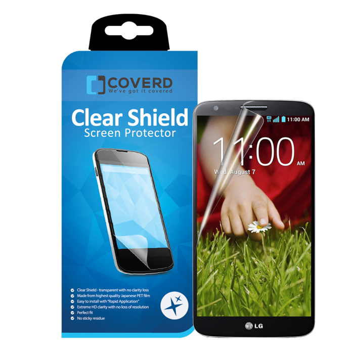 UTGATT4 - CoveredGear Clear Shield skärmskydd till LG G2
