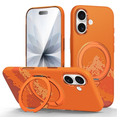 SULADA - SULADA Mobilskal iPhone 17 Magsafe 360&deg; Rotating Ringh&aring;llare - Orange