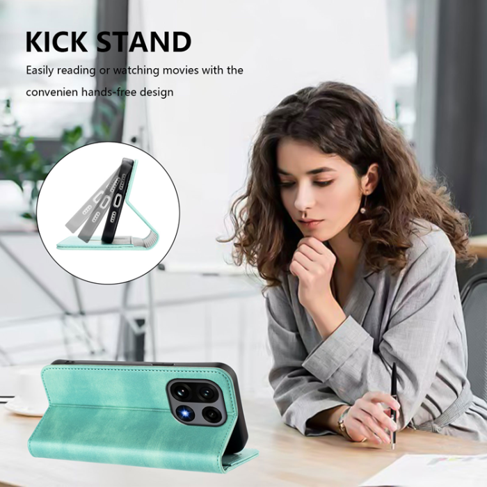 A-One Brand - OnePlus 15 Plånboksfodral Retro RFID-Skydd Konstläder