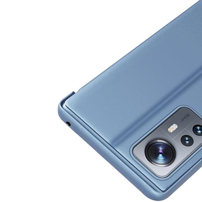OEM - Xiaomi 12 Lite Fodral Clear View Flip - Blå
