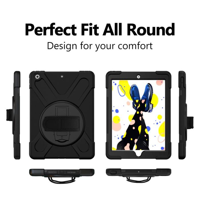 OEM - iPad 10.2 (2021/2020/2019) Skal Silikon - Svart