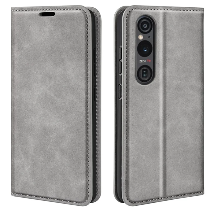 Taltech - Sony Xperia 1 VI Plånboksfodral - Grå