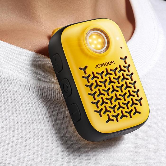 Joyroom - Joyroom Bärbar Bluetooth-Högtalare med Inbyggd Ficklampa Tålig Maya - Gul