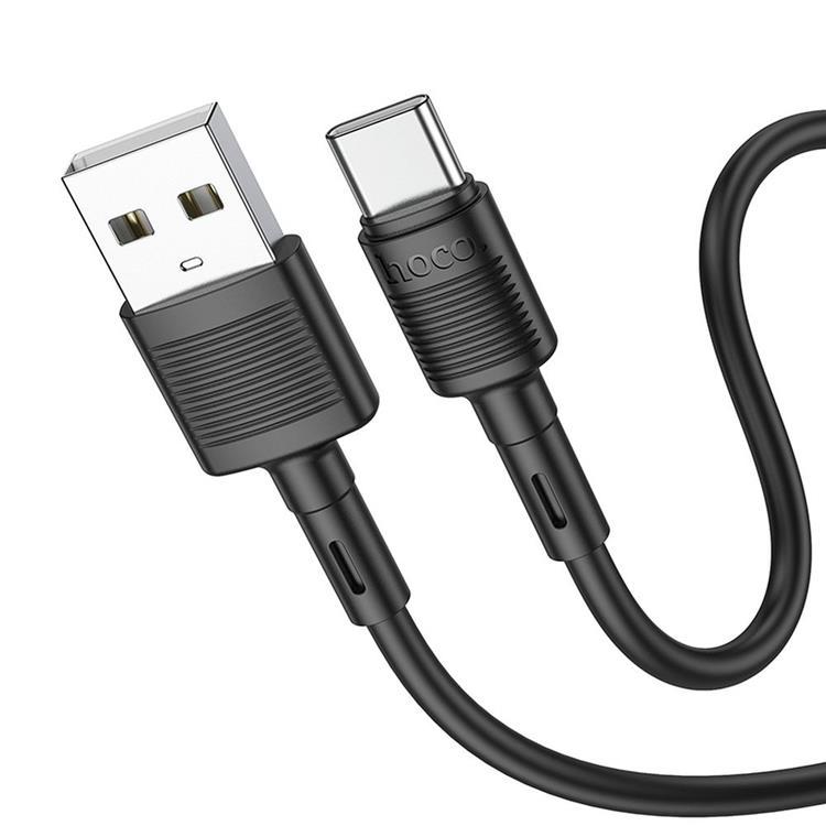 Hoco USB-A - USB-C 3A Kabel 1m X83 - Svart | 3541 | AlltMobil