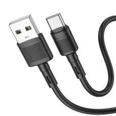 Hoco - Hoco USB-A - USB-C 3A Kabel 1m X83 - Svart