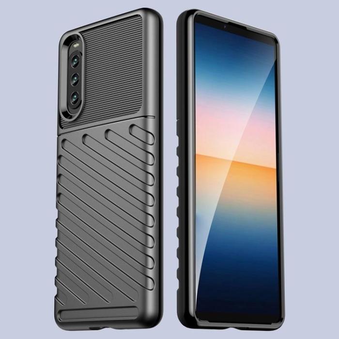 A-One Brand - Sony Xperia 10 IV Skal Thunder Twill - Svart
