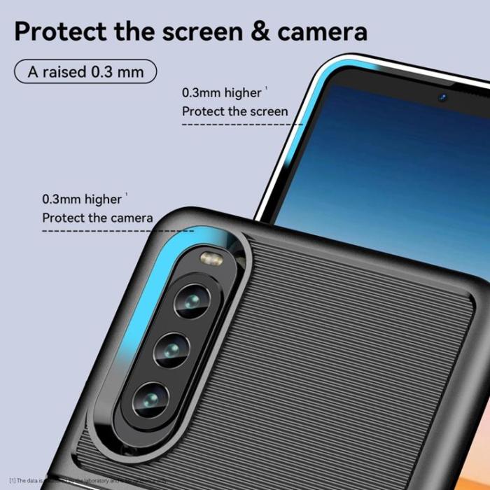 A-One Brand - Sony Xperia 10 IV Skal Thunder Twill - Svart