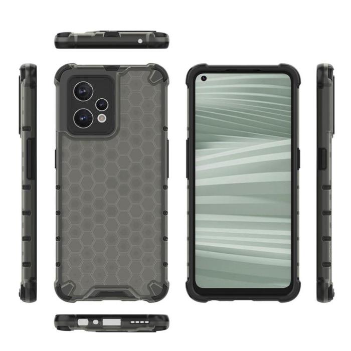 OEM - Realme 9 Pro Plus Skal Honeycomb Armored - Svart