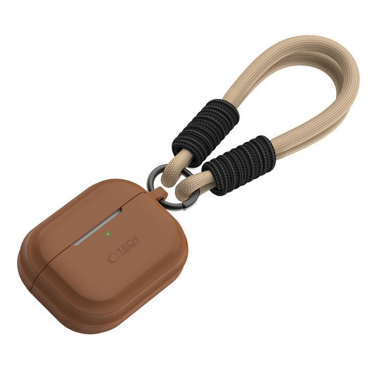 Tech-Protect Airpods Pro 1/2 Skal Silikon Rope - Brun | 2353 | AlltMobil