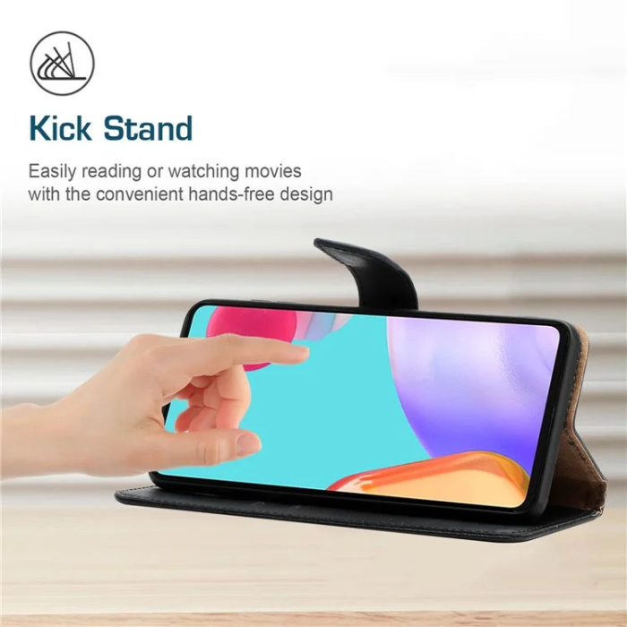 A-One Brand - Xiaomi 15 Ultra Plånboksfodral Nappa Texture Äkta Läder