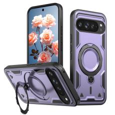 N/A - Mobilskal till Google Pixel 9 Pro XL Plast Milit&auml;rskydd Kickstand - Lila
