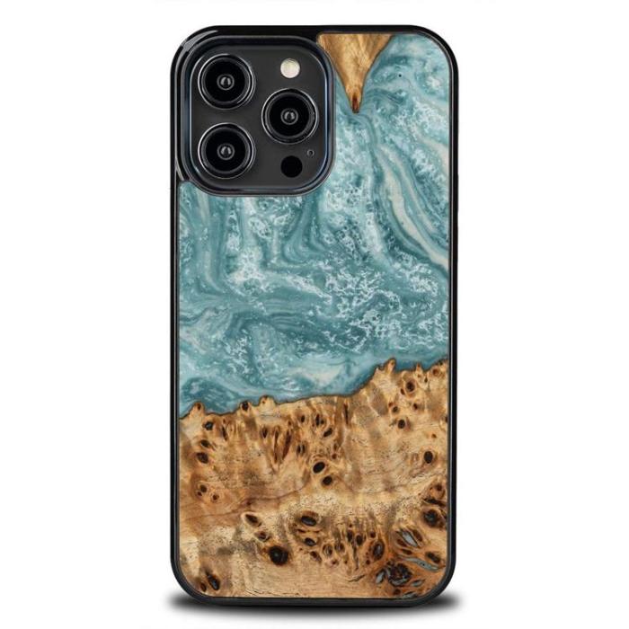 Bewood - Bewood iPhone 14 Pro Max Mobilskal Unique Uranus - Vit/Blå
