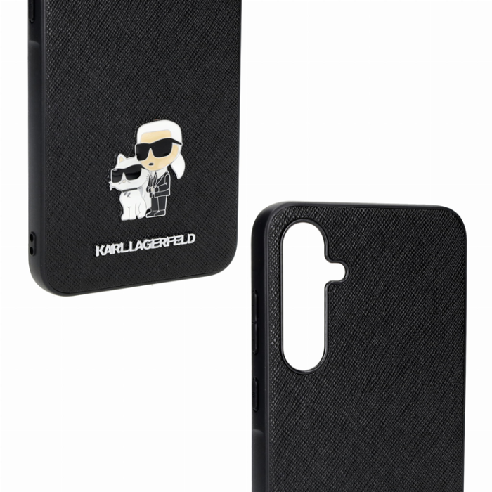 KARL LAGERFELD - Karl Lagerfeld Galaxy A35 Mobilskal Saffiano Karl&Choupette Pin